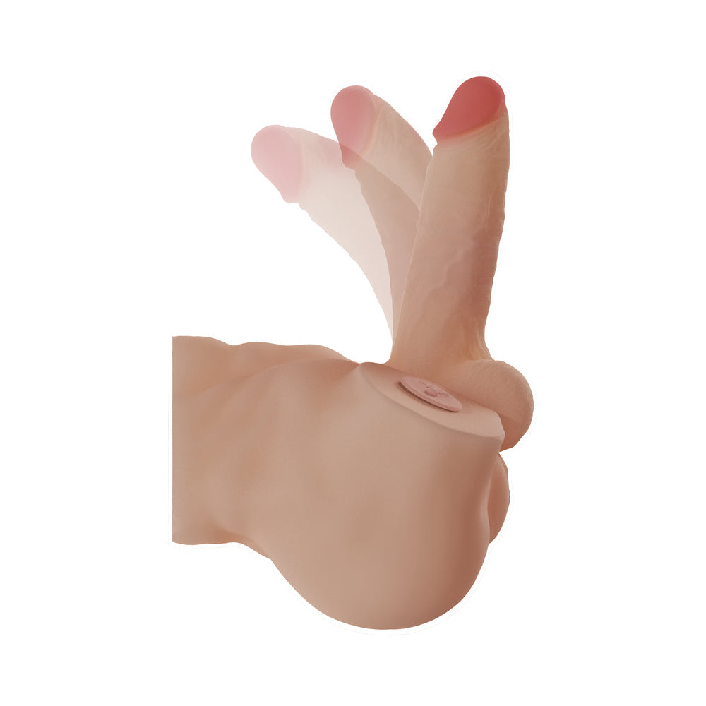 SHOTS - XKIN BODY-FORMS RENEE LOVEGOOD TRANS POSABLE VIBRATING PENIS + SUCTION VAGINA