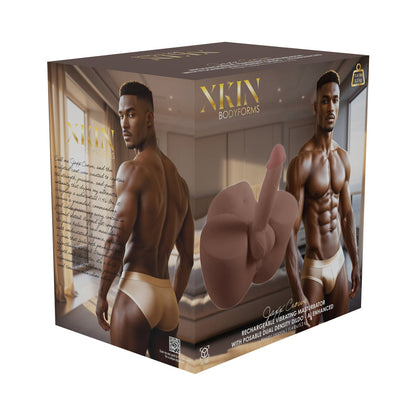 SHOTS - XKIN BODY-FORMS JAXX CROWE DUAL DENSITY PENIS WITH VIBRATING BULLET