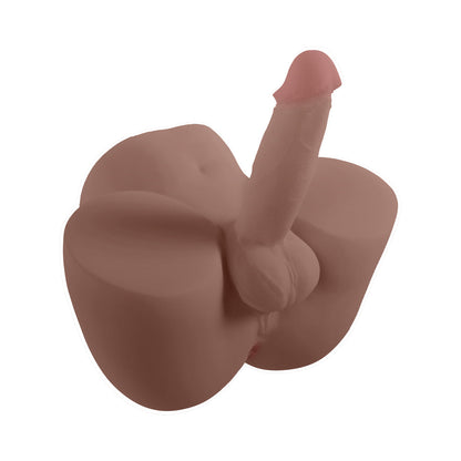SHOTS - XKIN BODY-FORMS JAXX CROWE DUAL DENSITY PENIS WITH VIBRATING BULLET