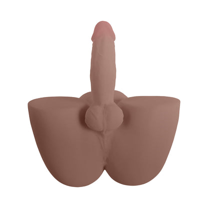 SHOTS - XKIN BODY-FORMS JAXX CROWE DUAL DENSITY PENIS WITH VIBRATING BULLET