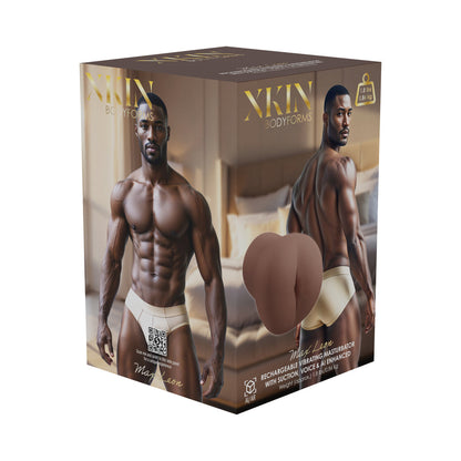 SHOTS - XKIN BODY-FORMS MAX LEON ASS VIBRATION + SUCTION + VOICE MASTURBATOR
