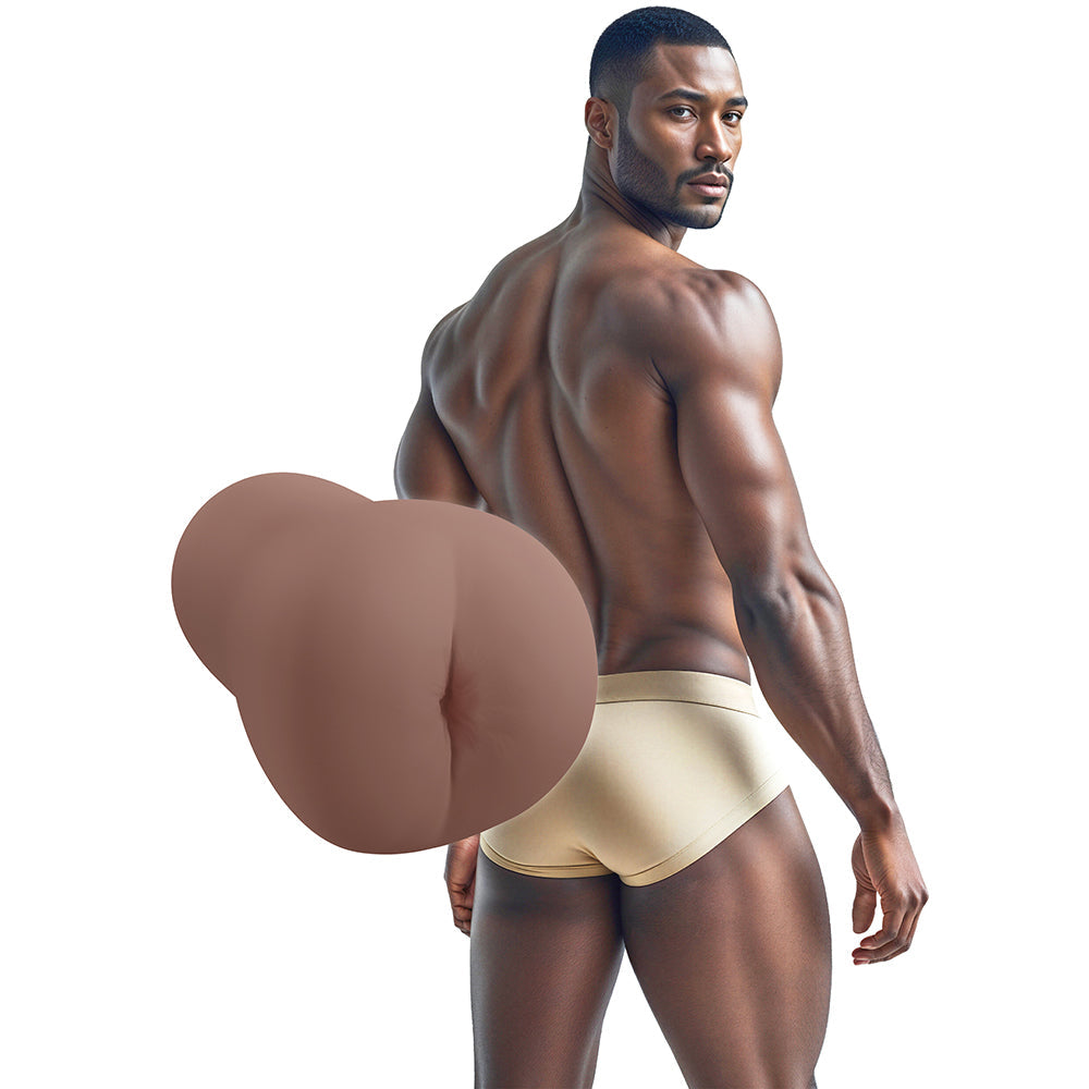 SHOTS - XKIN BODY-FORMS MAX LEON ASS VIBRATION + SUCTION + VOICE MASTURBATOR