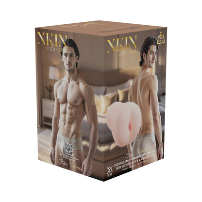 SHOTS - XKIN BODY-FORMS STAV STONE ASS VIBRATION + SUCTION + VOICE MASTURBATOR