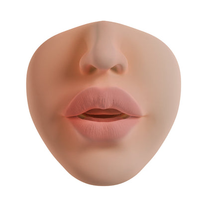 SHOTS - XKIN CRINSOM HEX MOUTH MASTURBATOR WITH VIBRATING BULLET