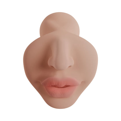 SHOTS - XKIN CRINSOM HEX MOUTH MASTURBATOR WITH VIBRATING BULLET