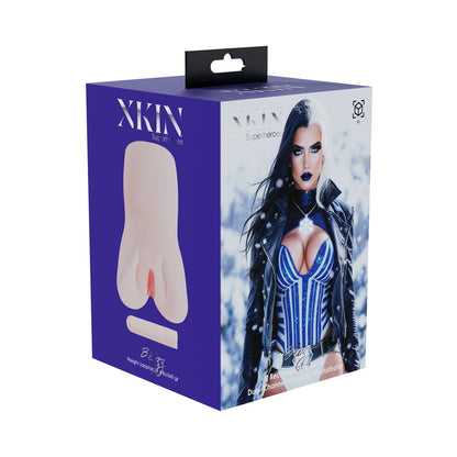 SHOTS - XKIN BLIZZ DUAL CHANNEL MASTURBATOR WITH VIBRATING BULLET