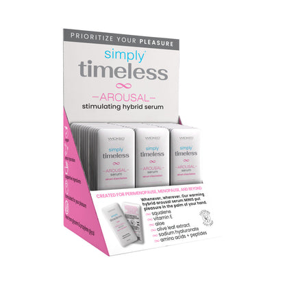 WICKED - SIMPLY TIMELESS AROUSAL SNAP PACK SINGLES DISPLAY (60CT)