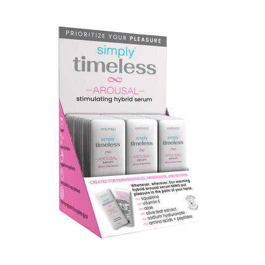 WICKED - SIMPLY TIMELESS AROUSAL SNAP PACK SINGLES DISPLAY (60CT)