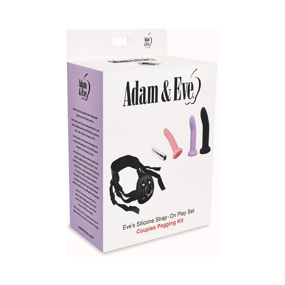 ADAM & EVE - EVE''S SILICONE STRAP ON PLAY 5-PIECE SET