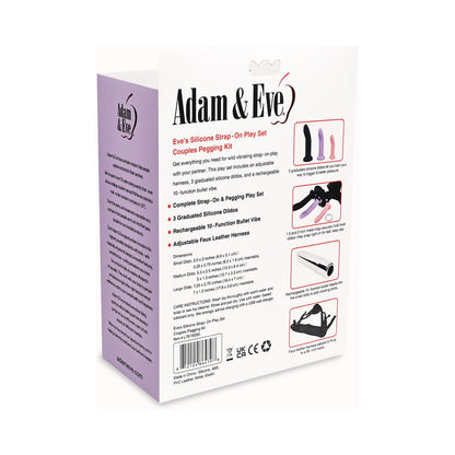 ADAM & EVE - EVE''S SILICONE STRAP ON PLAY 5-PIECE SET