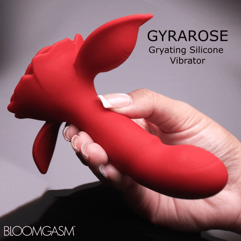 XR BRANDS - BLOOMGASM GYRATING SILICONE VIBRATOR