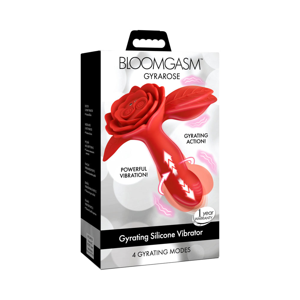 XR BRANDS - BLOOMGASM GYRATING SILICONE VIBRATOR