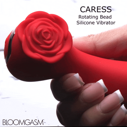 XR BRANDS - BLOOMGASM MOVING BEAD SILICONE VIBRATOR