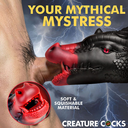 XR BRANDS - CREATURE COCKS DRAGO SILICONE MASTURBATOR