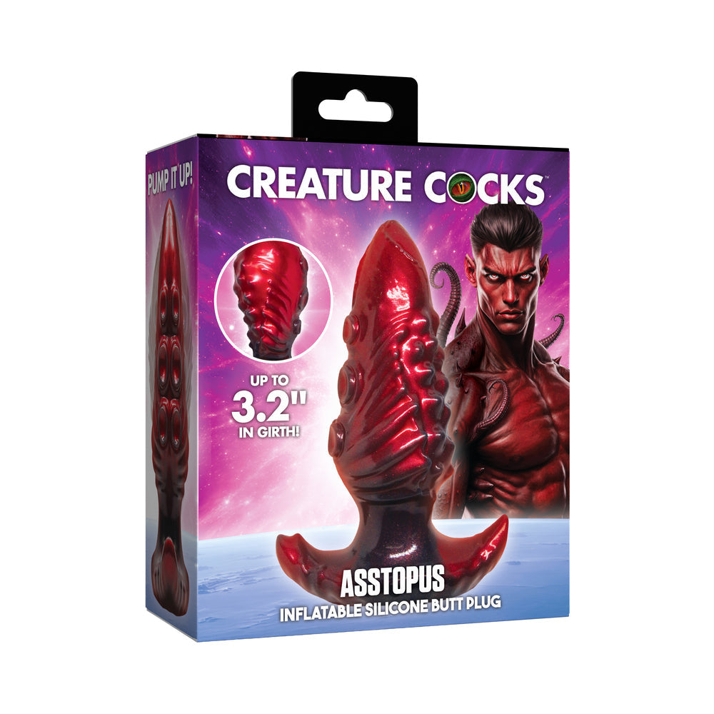 XR BRANDS - CREATURE COCKS TENTACLE INFLATABLE SILICONE ANAL PLUG LARGE