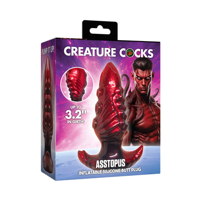 XR BRANDS - CREATURE COCKS TENTACLE INFLATABLE SILICONE ANAL PLUG LARGE