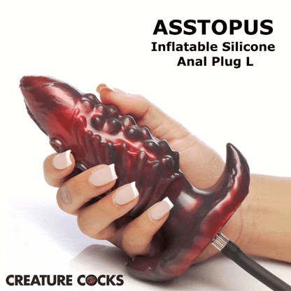 XR BRANDS - CREATURE COCKS TENTACLE INFLATABLE SILICONE ANAL PLUG LARGE