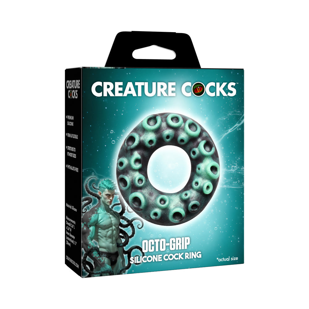XR BRANDS - CREATURE COCKS OCTO-GRIP SILICONE COCK RING