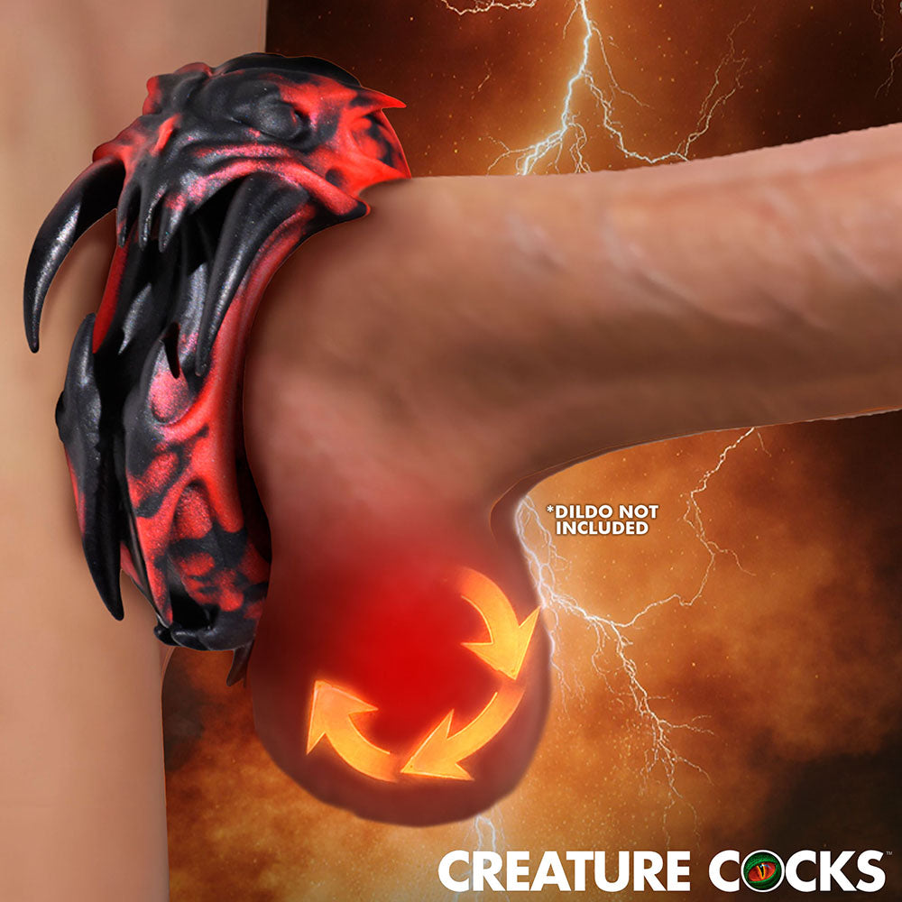 XR BRANDS - CREATURE COCKS HELL FANG SILICONE COCK RING