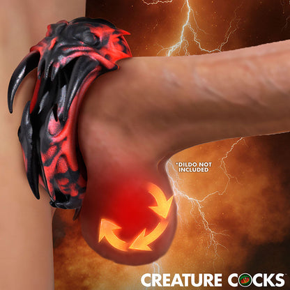XR BRANDS - CREATURE COCKS HELL FANG SILICONE COCK RING
