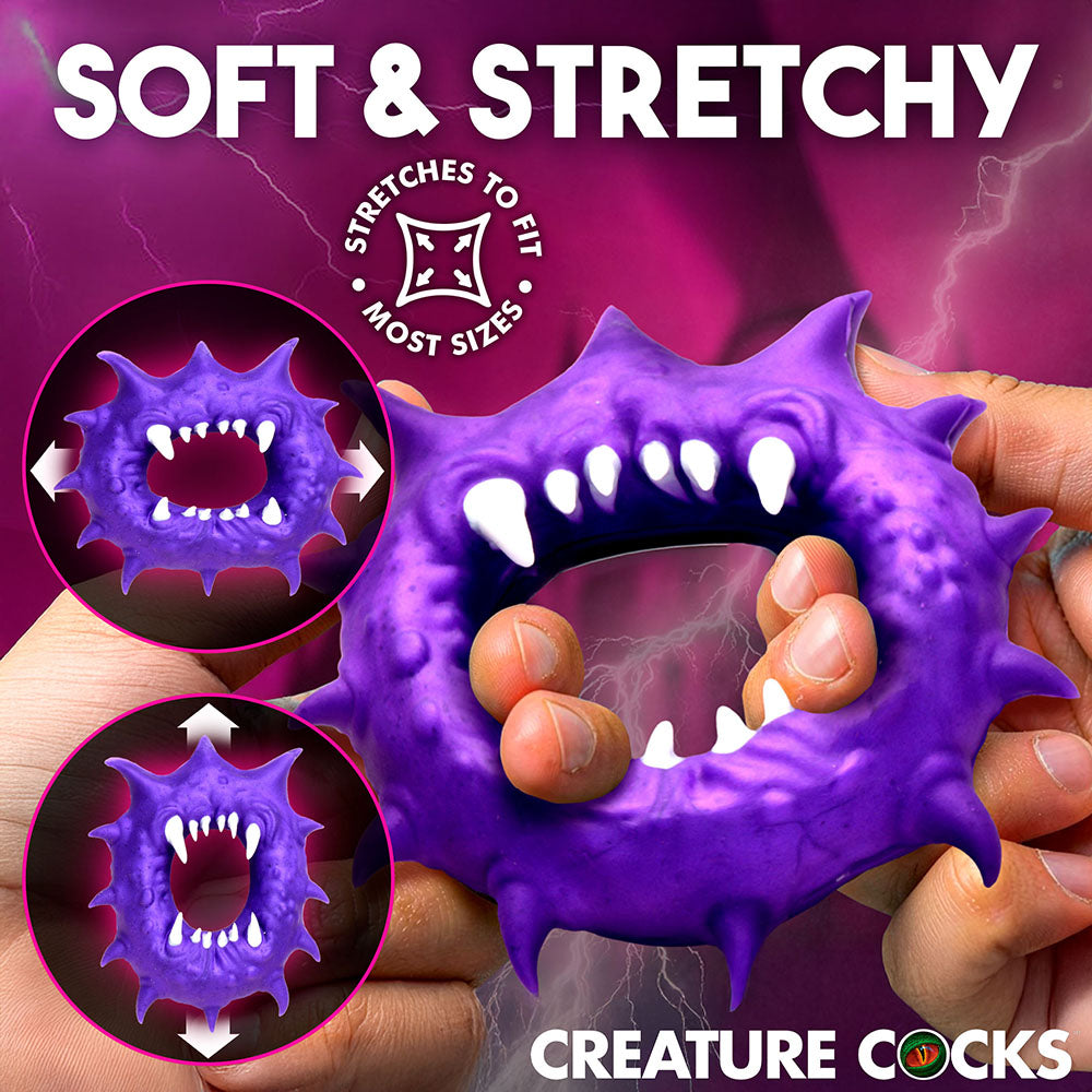 XR BRANDS - CREATURE COCKS CONSTRICTOR SILICONE COCK RING