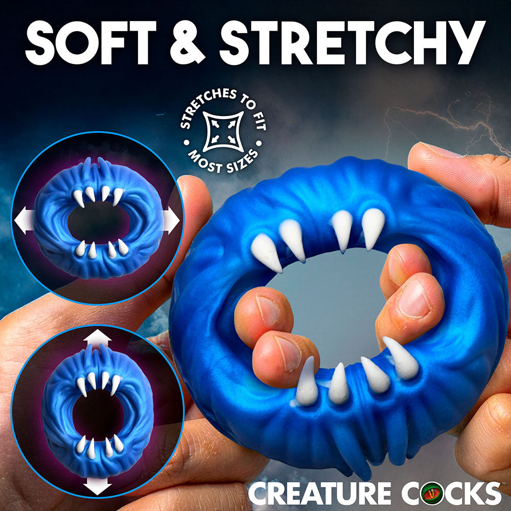 XR BRANDS - CREATURE COCKS VENOM LOOP SILICONE COCK RING
