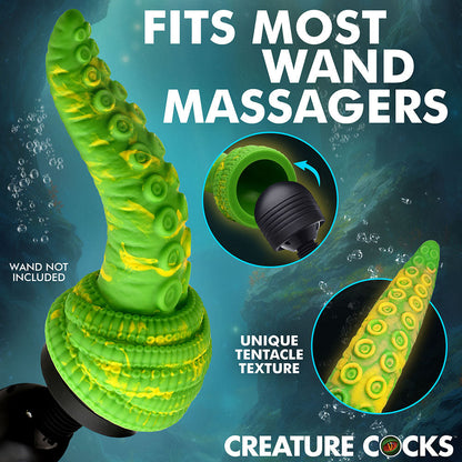 XR BRANDS - CREATURE COCKS TENTACLE SILICONE WAND ATTACHMENT