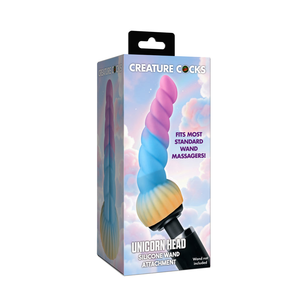 XR BRANDS - CREATURE COCKS UNICORN SILICONE WAND ATTACHMENT