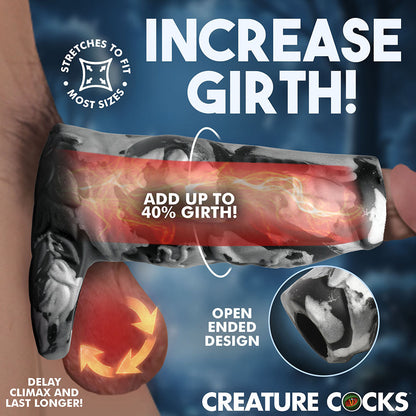 XR BRANDS - CREATURE COCKS NIGHT PROWLER SILICONE PENIS ENHANCER
