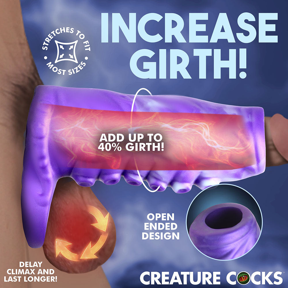 XR BRANDS - CREATURE COCKS TENTACLE SILICONE PENIS ENHANCER
