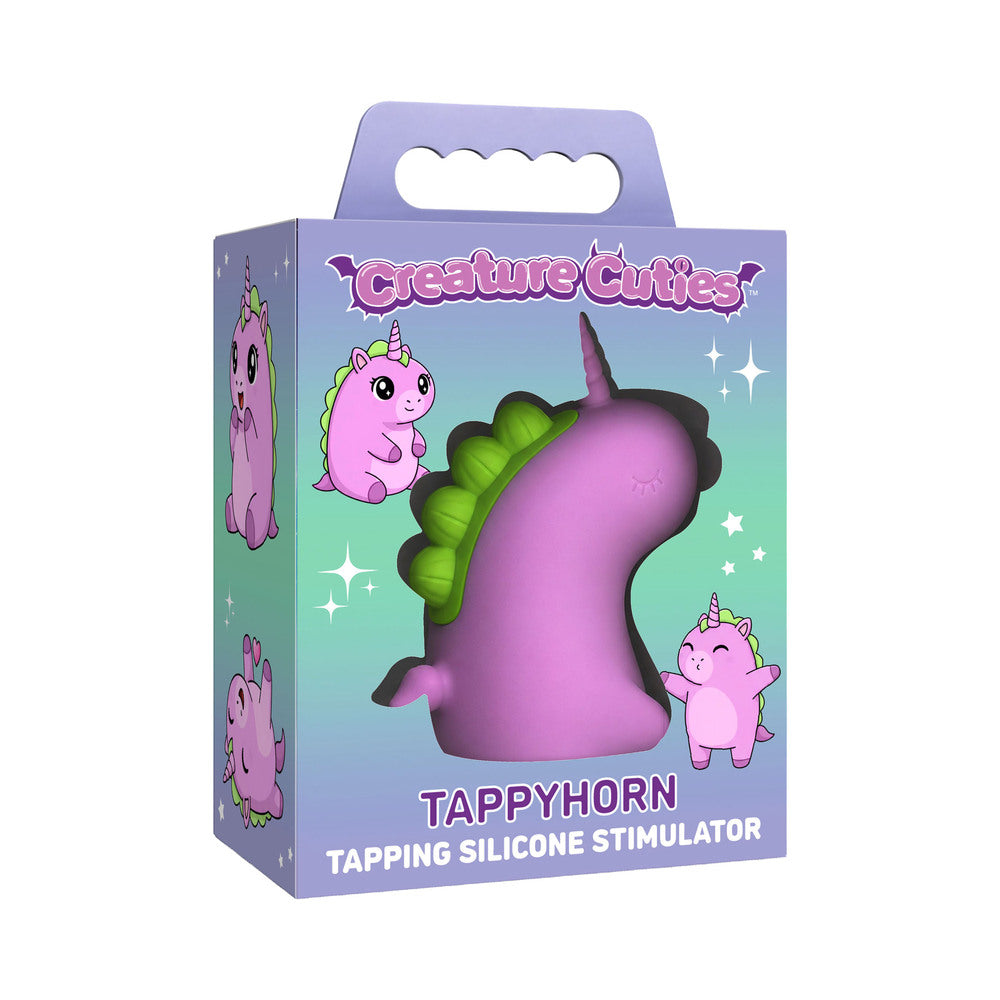 XR BRANDS - CREATURE CUTIES TAPPYHORN TAPPING SILICONE STIMULATOR