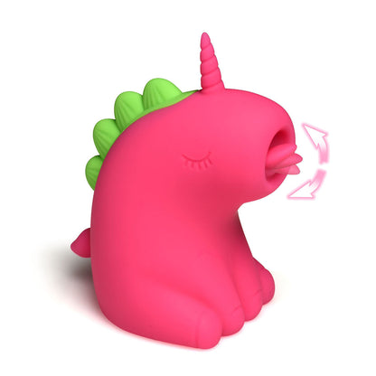 XR BRANDS - CREATURE CUTIES FLICKING SILICONE UNICORN STIMULATOR