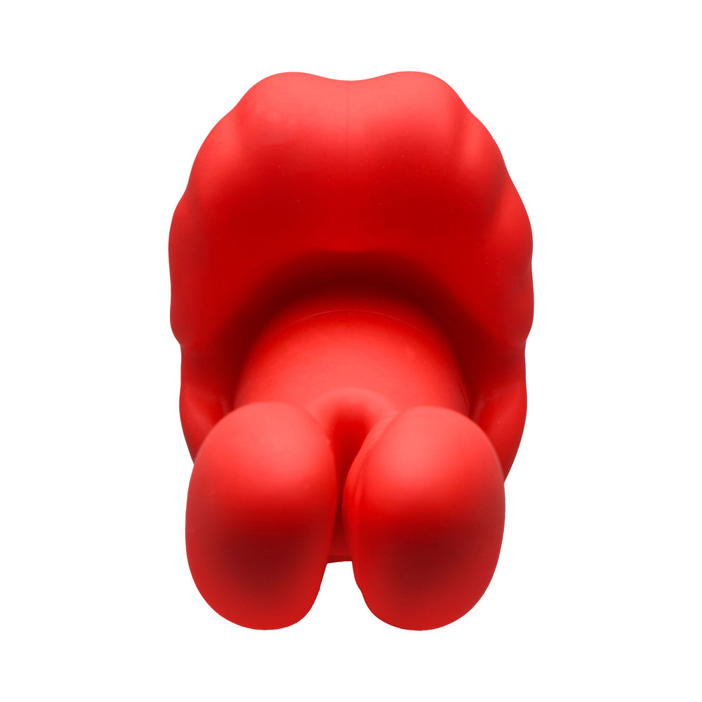 XR BRANDS - LICKGASM DOUBLE THRUSTING SILICONE VIBRATOR