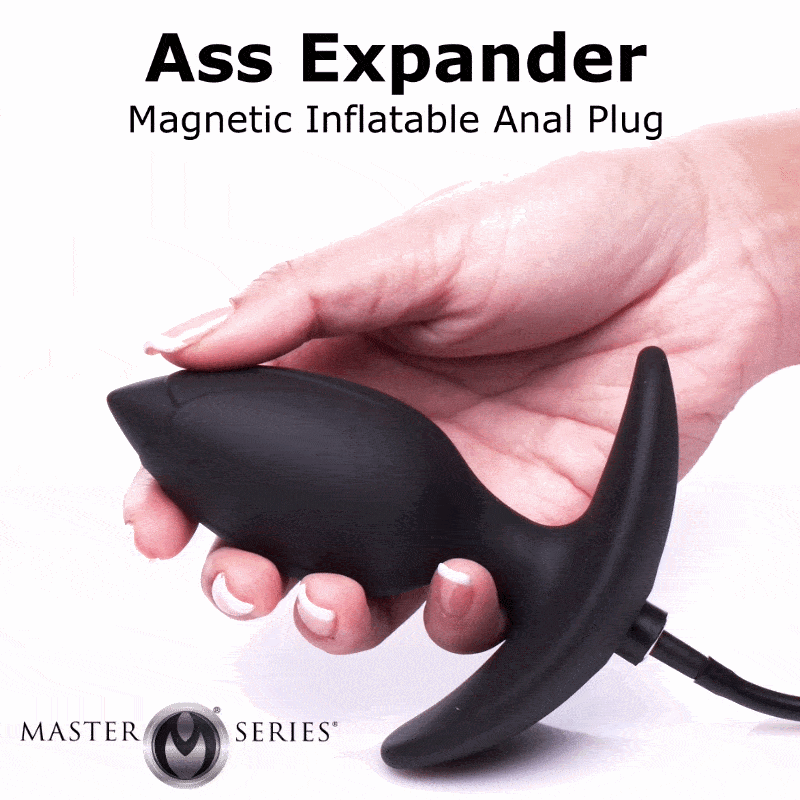 XR BRANDS - MASTER SERIES ASS EXPANDER MAGNETIC INFLATABLE ANAL PLUG