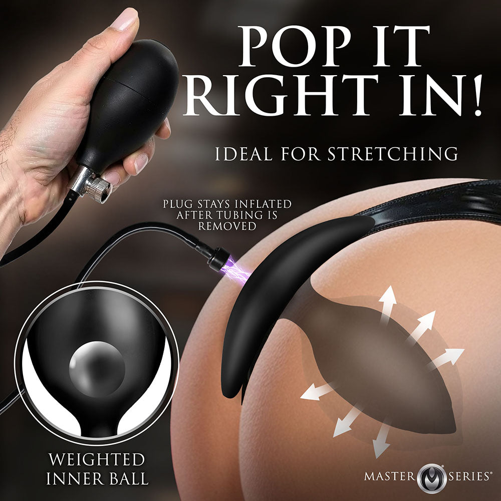 XR BRANDS - MASTER SERIES ASS EXPANDER MAGNETIC INFLATABLE ANAL PLUG