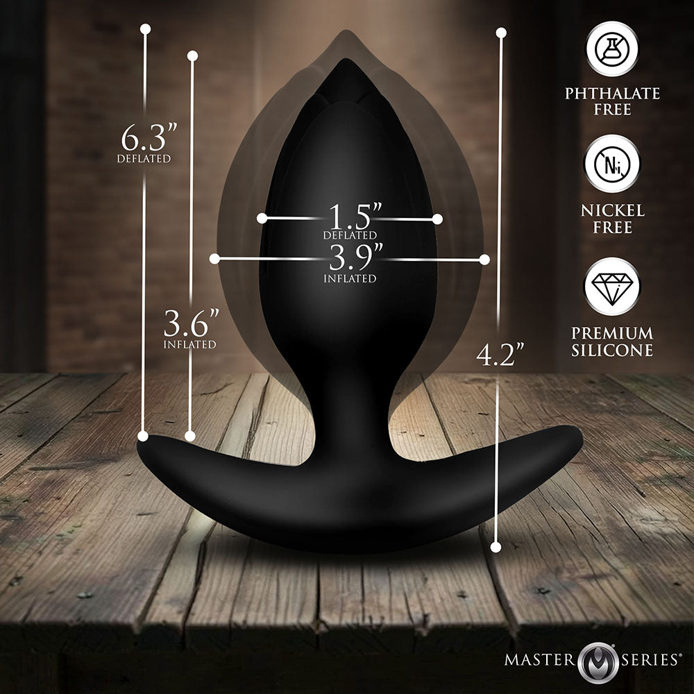XR BRANDS - MASTER SERIES ASS EXPANDER MAGNETIC INFLATABLE ANAL PLUG