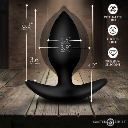 XR BRANDS - MASTER SERIES ASS EXPANDER MAGNETIC INFLATABLE ANAL PLUG