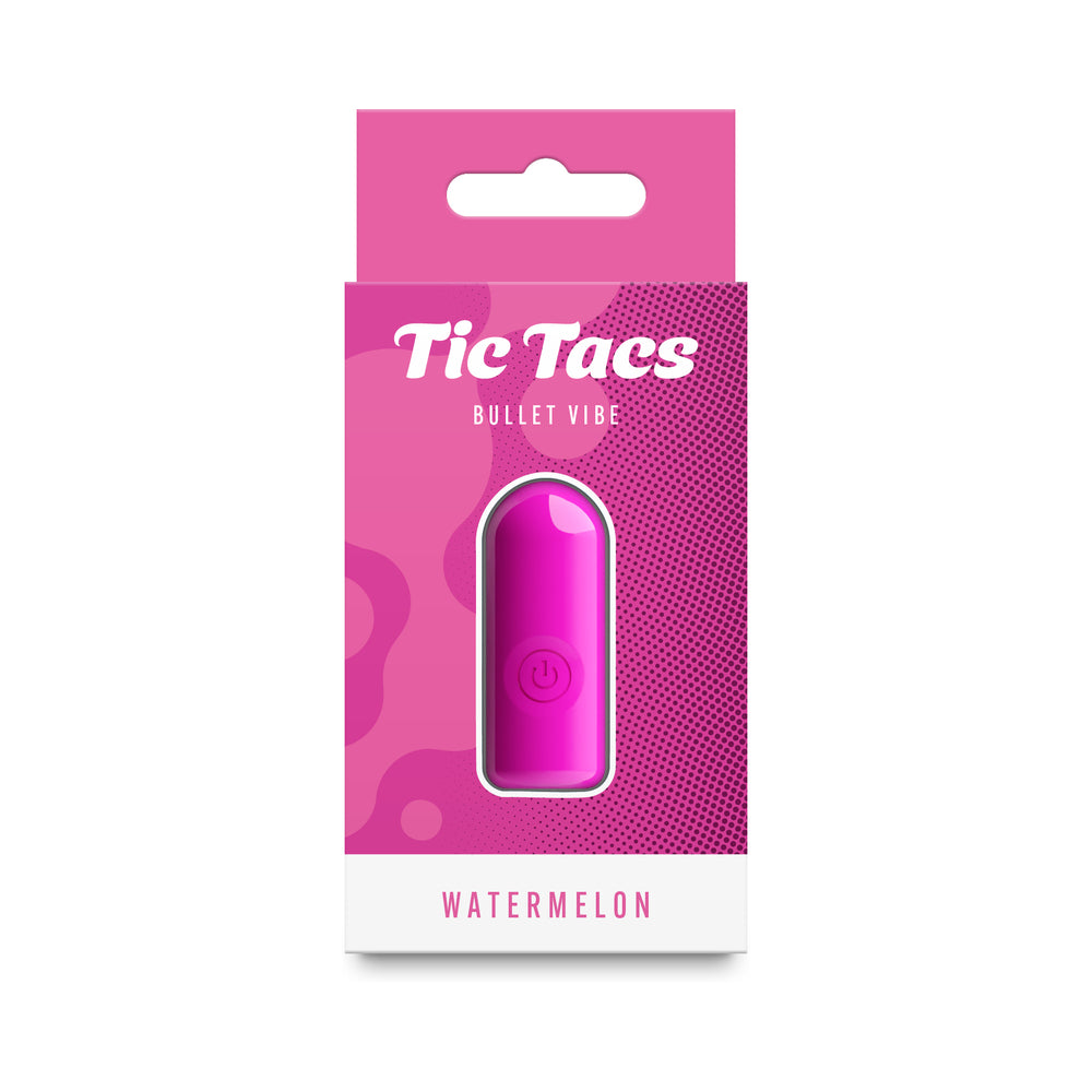 NS NOVELTIES - VIBROMASSEUR BALLE EN SILICONE TIC TACS PASTÈQUE ROSE