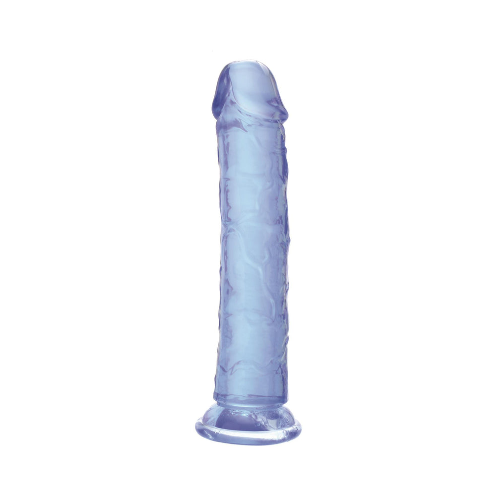 ADAM & EVE - CRYSTAL GEM 7 IN. DILDO SAPPHIRE