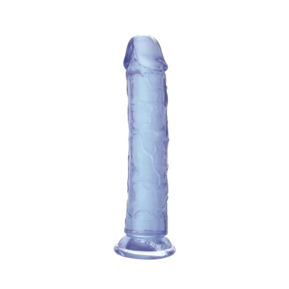 ADAM & EVE - CRYSTAL GEM 7 IN. DILDO SAPPHIRE