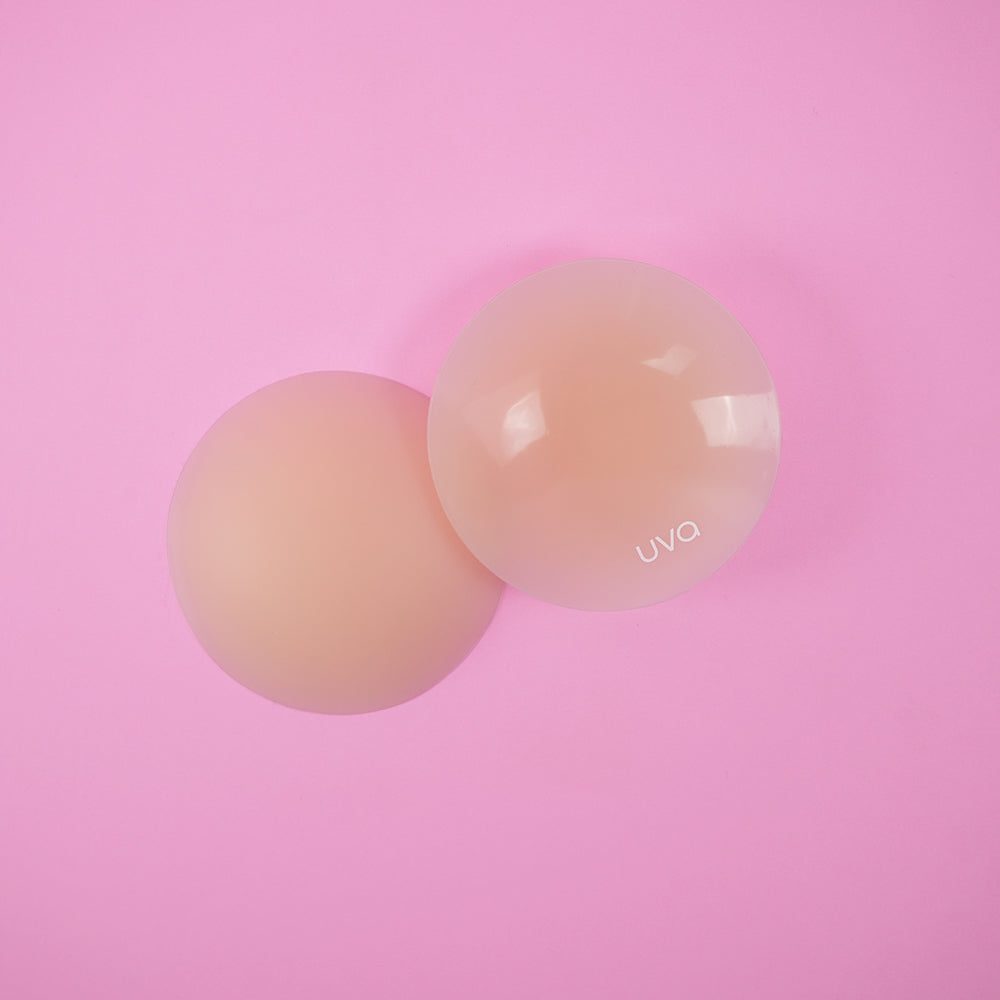 UVA - VANILLA NON-ADHESIVE ROUND NIPPLE COVERS