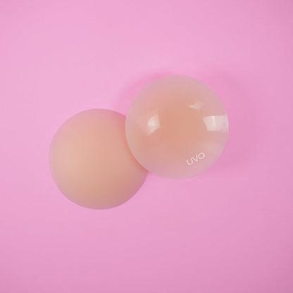 UVA - VANILLA NON-ADHESIVE ROUND NIPPLE COVERS