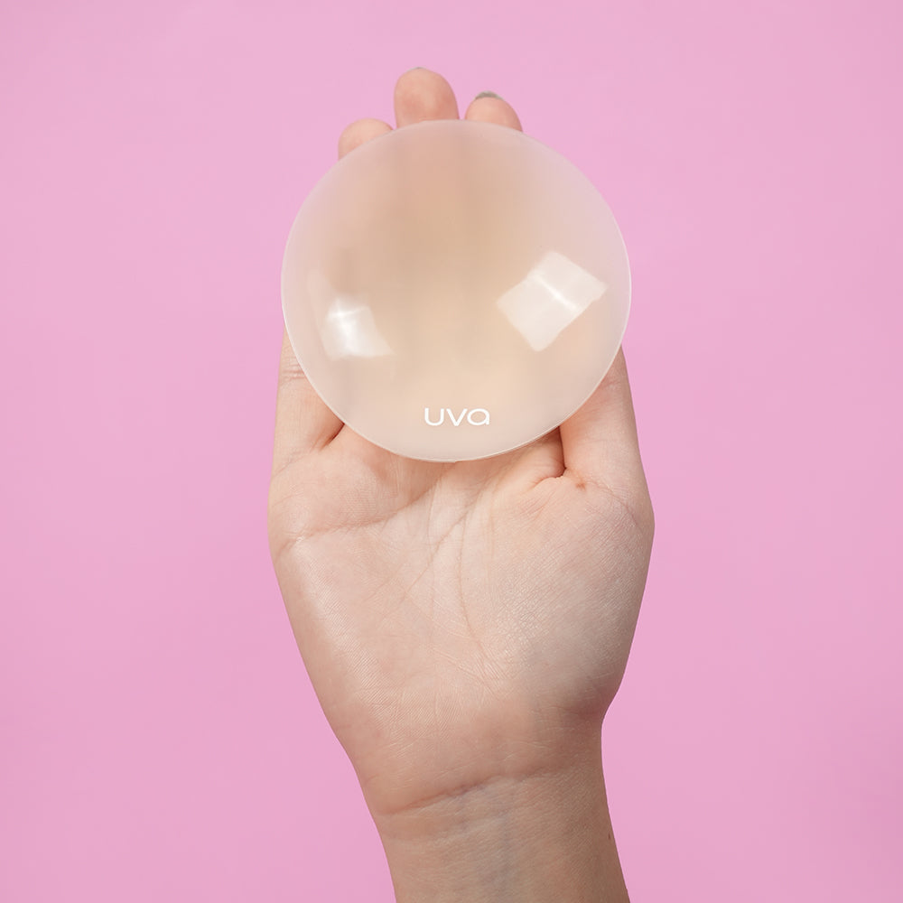 UVA - VANILLA NON-ADHESIVE ROUND NIPPLE COVERS