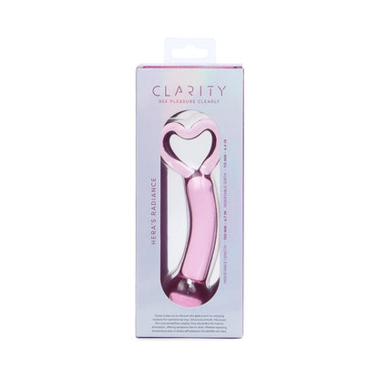CREATIVE CONCEPTIONS - CLARITY HERA'S RADIANCE BLUSH GLASS DILDO