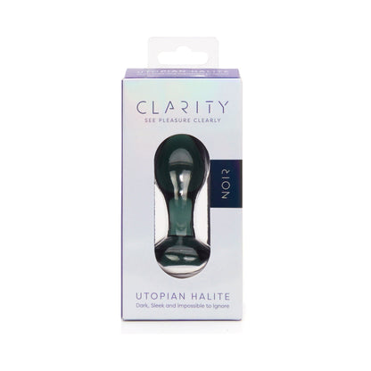 CREATIVE CONCEPTIONS - CLARITY UTOPIAN HALITE NOIR GLASS PLUG