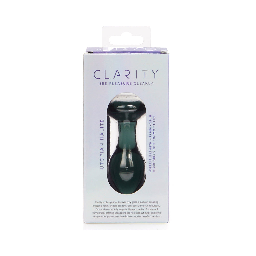 CREATIVE CONCEPTIONS - CLARITY UTOPIAN HALITE NOIR GLASS PLUG