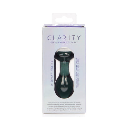 CREATIVE CONCEPTIONS - CLARITY UTOPIAN HALITE NOIR GLASS PLUG