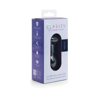 CREATIVE CONCEPTIONS - CLARITY UTOPIAN HALITE NOIR GLASS PLUG