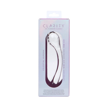 CREATIVE CONCEPTIONS - CLARITY CELESTIAL AURORA GLASS DILDO