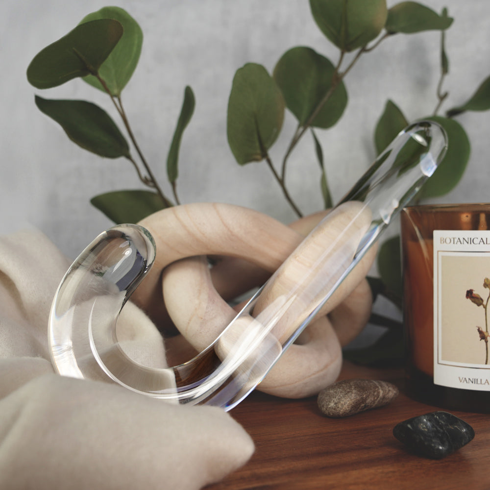 CREATIVE CONCEPTIONS - CLARITY HERA'S MAJESTY GLASS DILDO